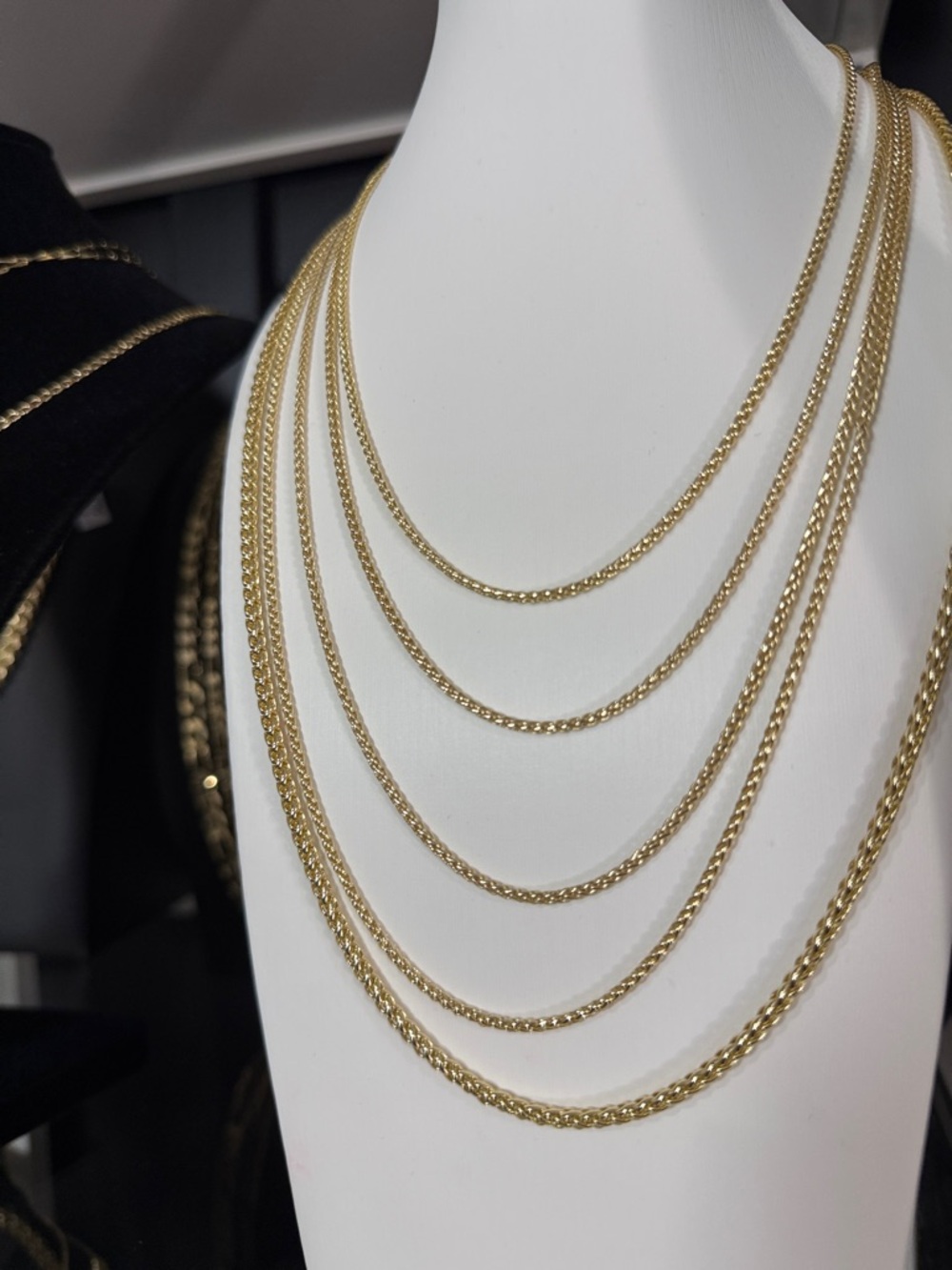 24 inch 3mm Milano wheat chain